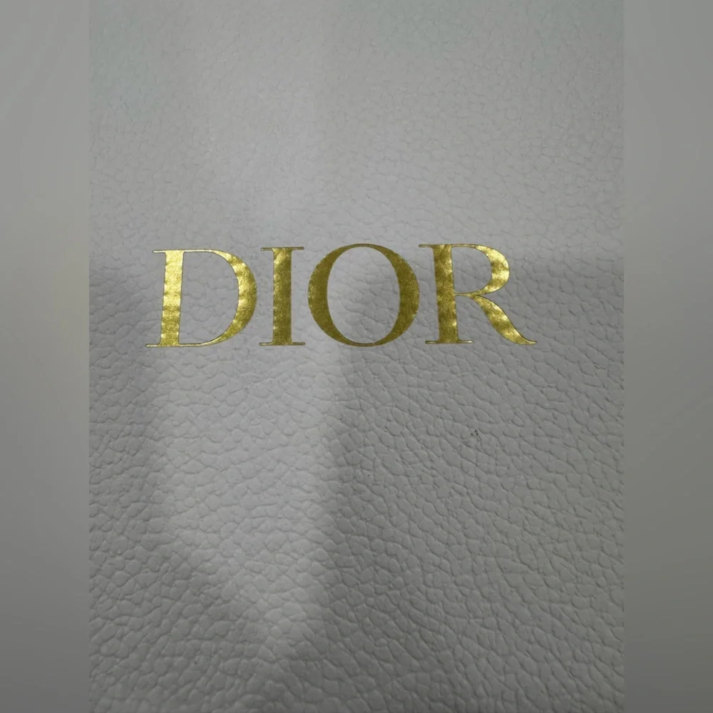 Dior White Box with Gold Logo
